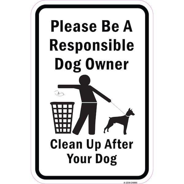 Signmission Safety Sign, 12 in Height, Aluminum, 18 in Length, 24886 A-1218-24886 - main